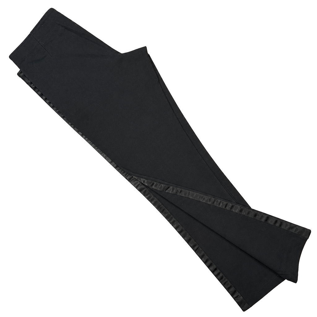 NWT Polo Ralph Lauren Black Tuxedo Stripe Leggings Size 8 1