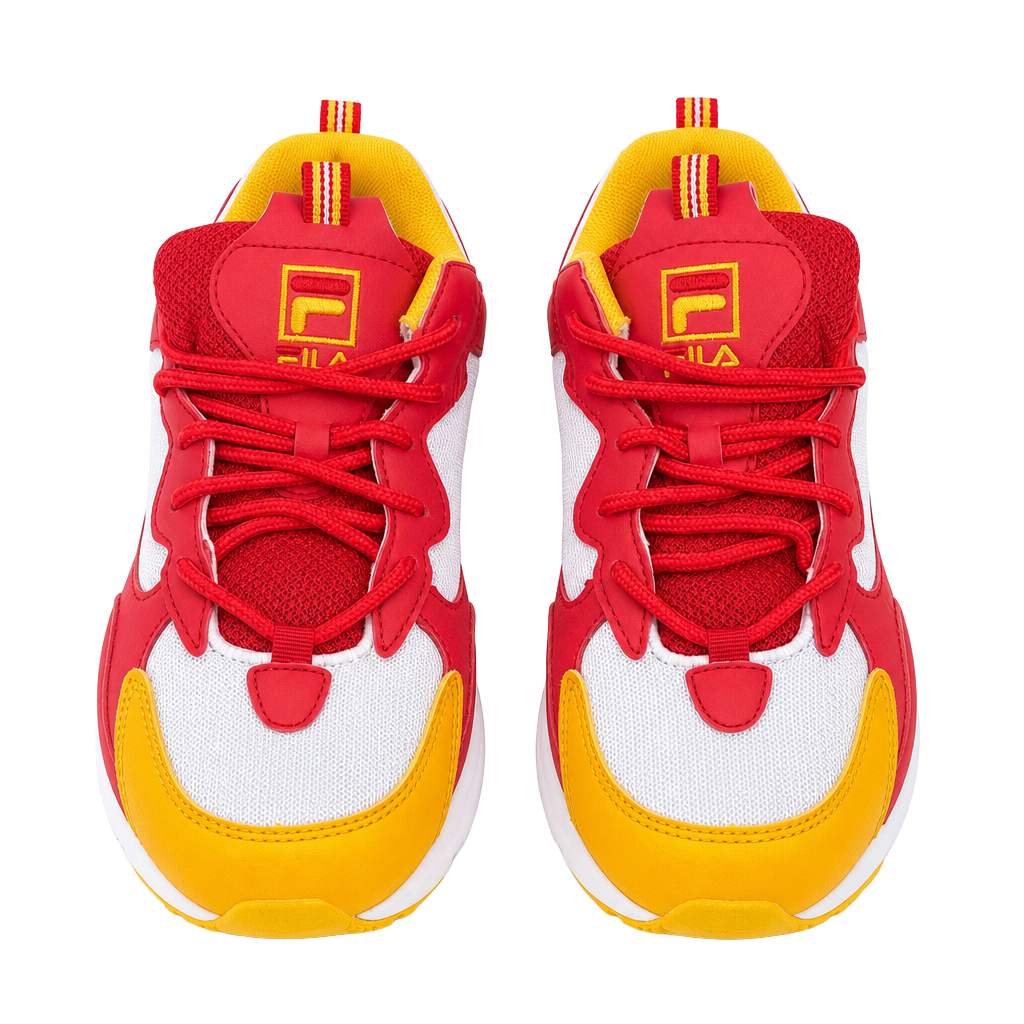 Fila Ray Tracer Men's Athletic Shoes Red and Yellow 1