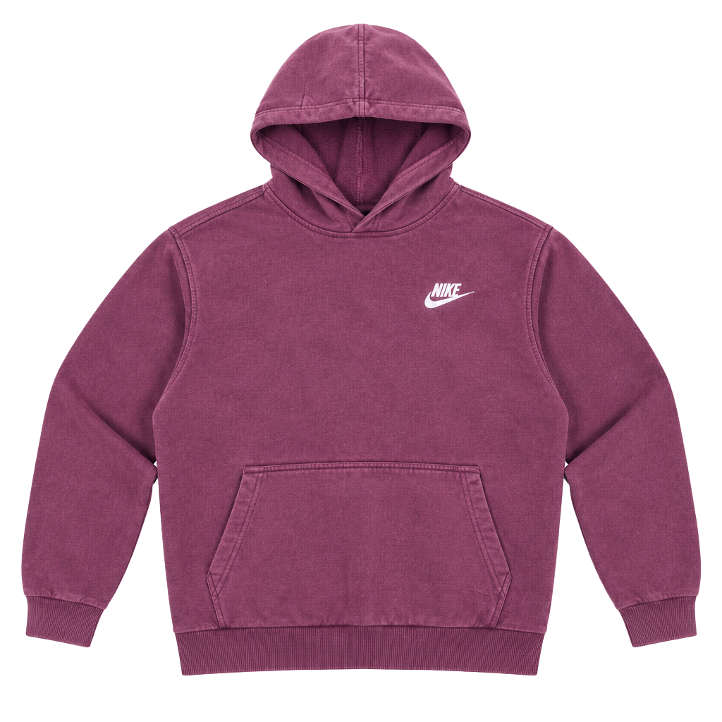 Nike kids Hoodie Size XL Maroon Pullover Sweatshirt 1