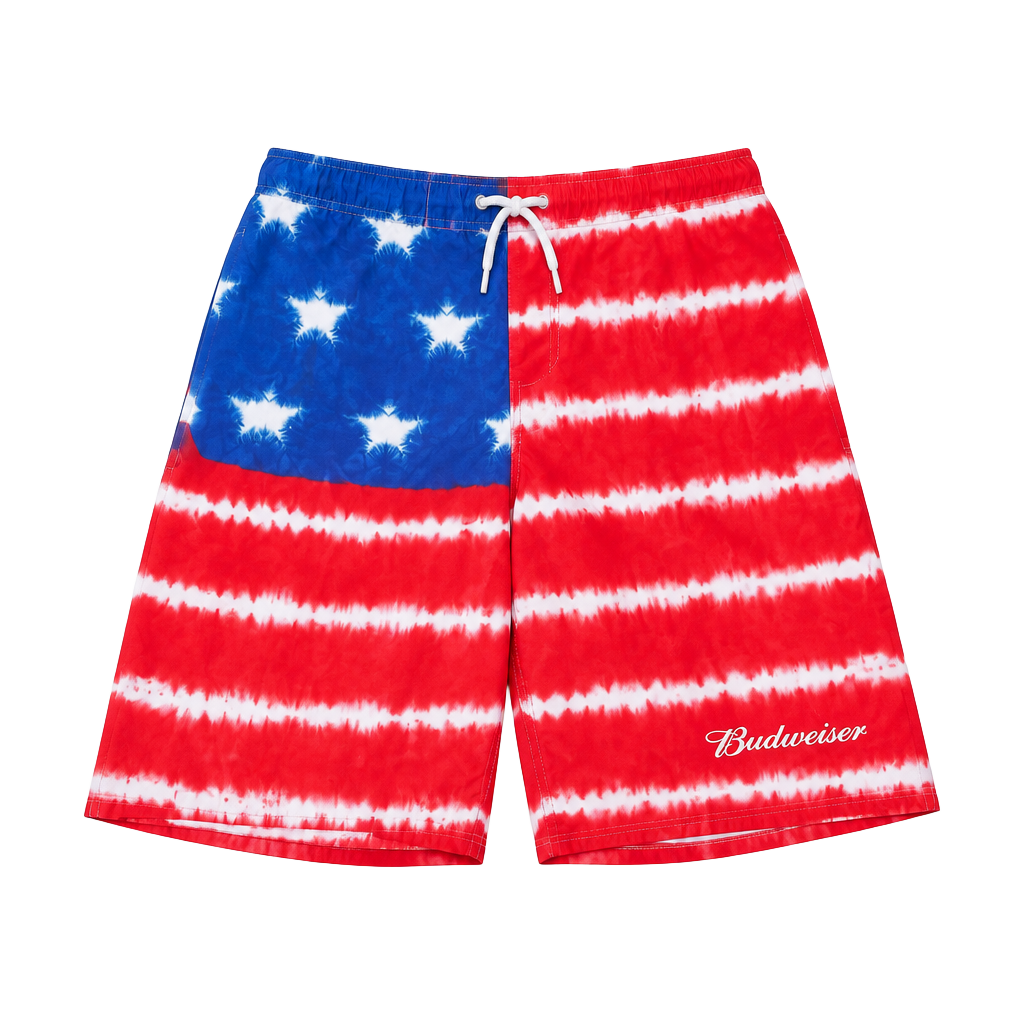 Budweiser swimming trunks 1