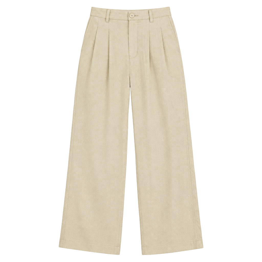 Risen High-Rise Wide-Leg Trousers NWT 1
