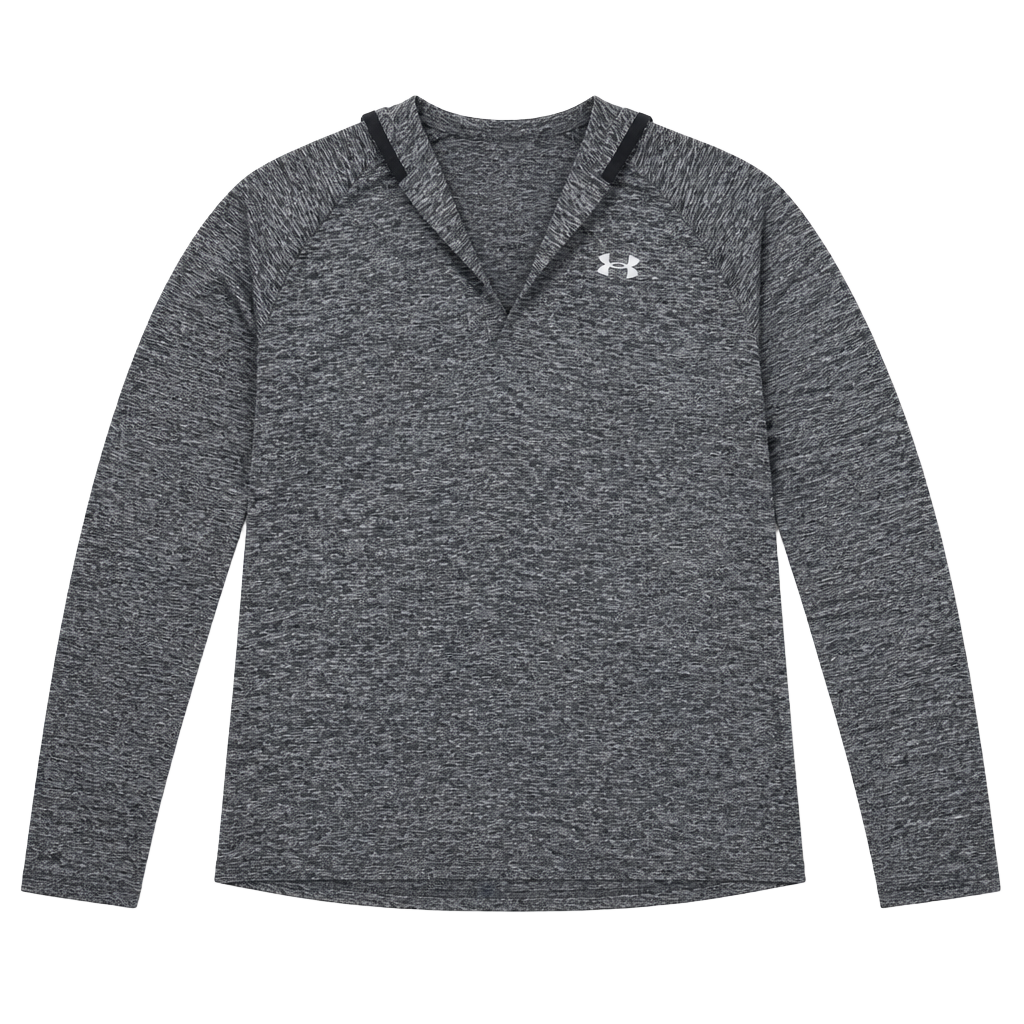 UNDER ARMOUR Women's UA Tech Hooded Henley Long Sleeve Shirt NWT SIZE: SMALL 1