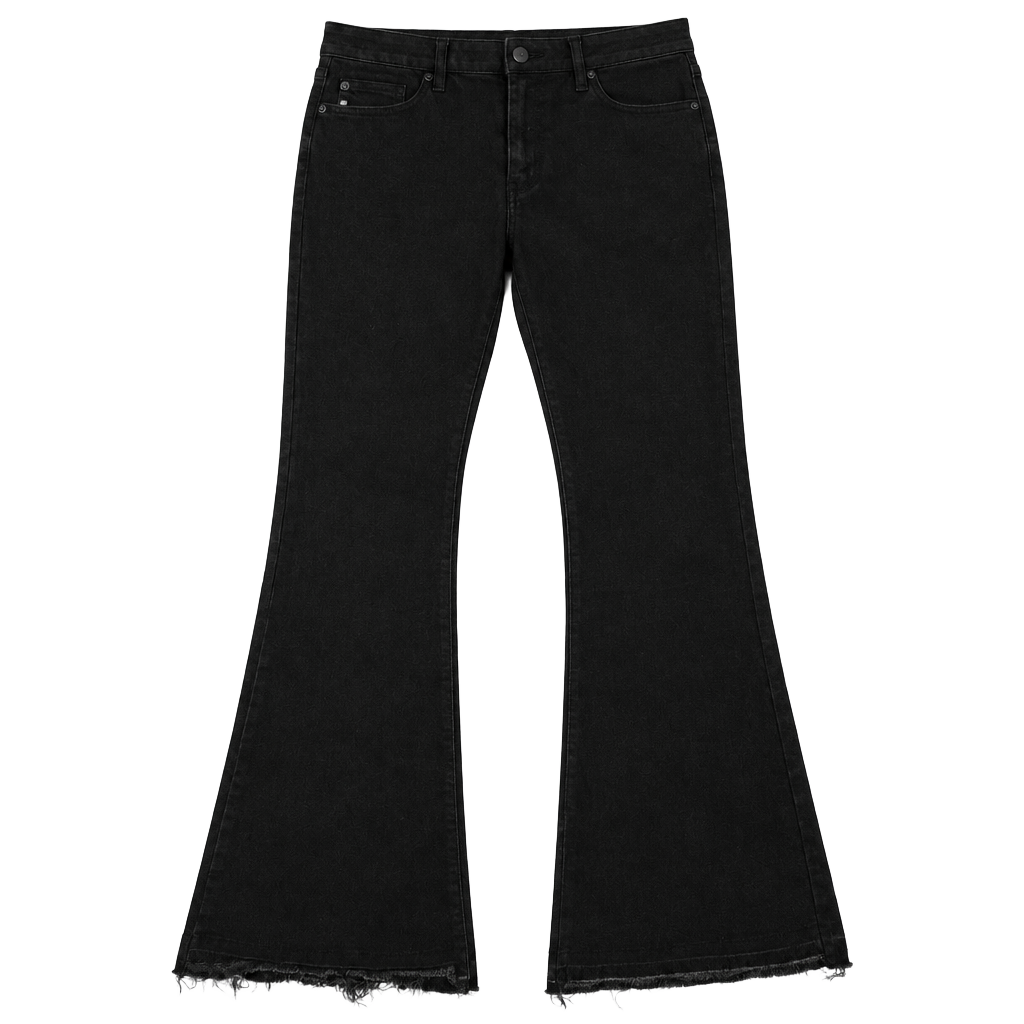 Kancan Women's Black flare Jeans Style KC6376BK Size 15/31 1