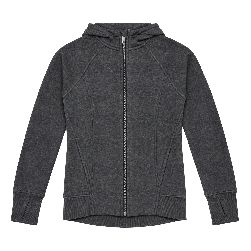 All in Motion Zip-Up Hoodie Size S (6/6X) Gray 1