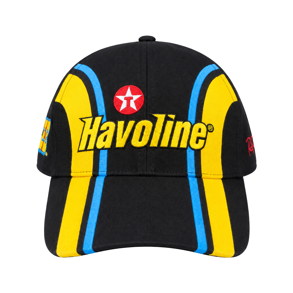 Havoline Racing Hat Cap Black Yellow Blue 1