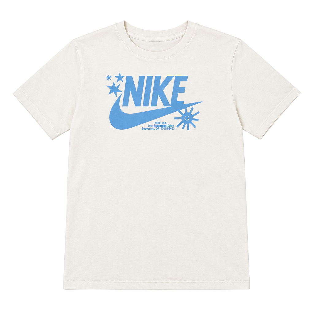 Nike Graphic T-Shirt White Blue 1