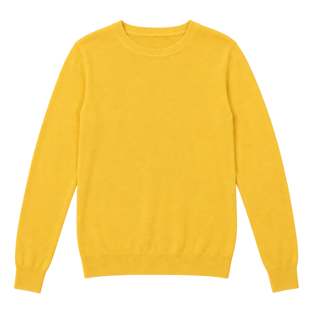 Old Navy Sweater Size XL Yellow Crewneck Long Sleeve 1