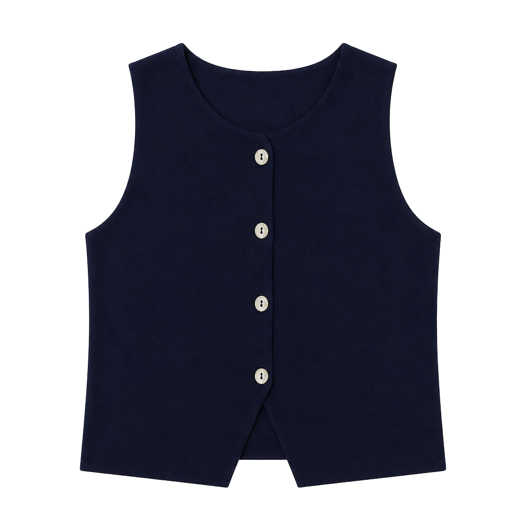 Zara Black Knit Button Top 1