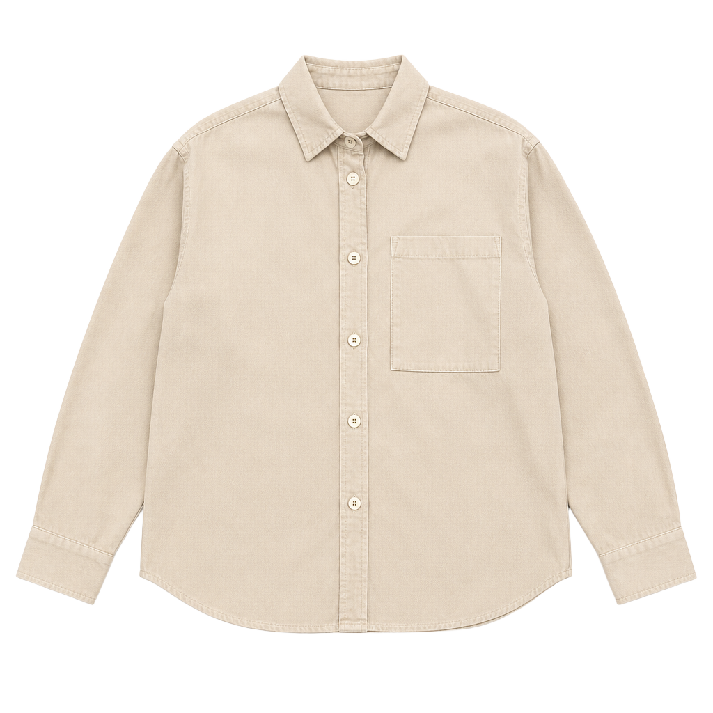 Abercrombie & Fitch Oversized Corduroy Button-Up Shirt, Size XS 1