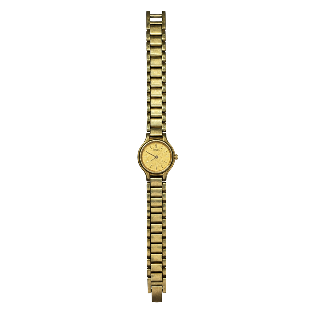 Vintage Seiko Quartz Gold-Tone Ladies Wristwatch with Textured Dial 1