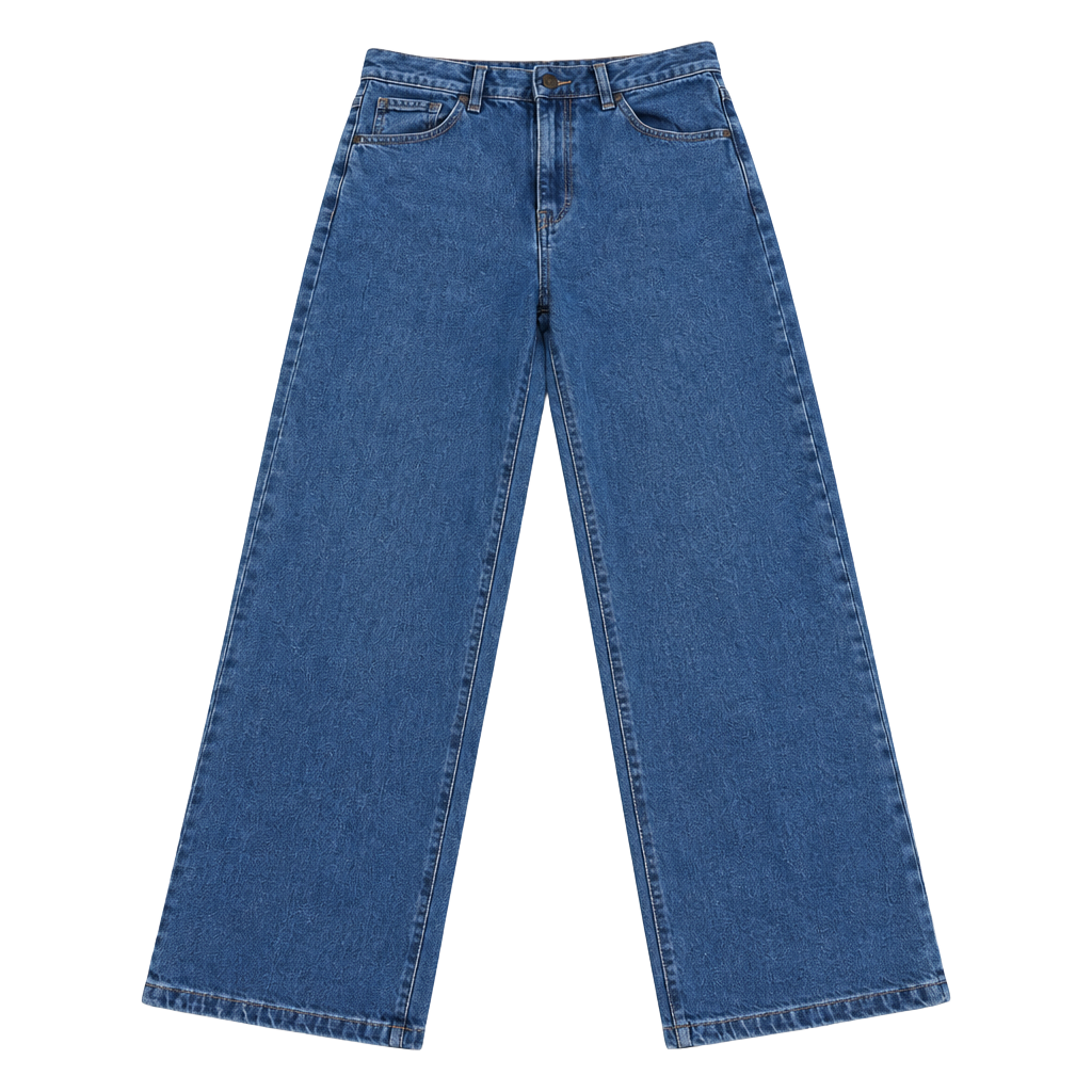 Celebrity Pink Jeans Size M Blue Wide Leg Denim Pants 1