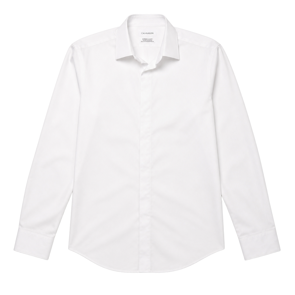 Calvin Klein Infinite Color Sustainable Slim Stretch Wrinkle Free Dress Shirt 1