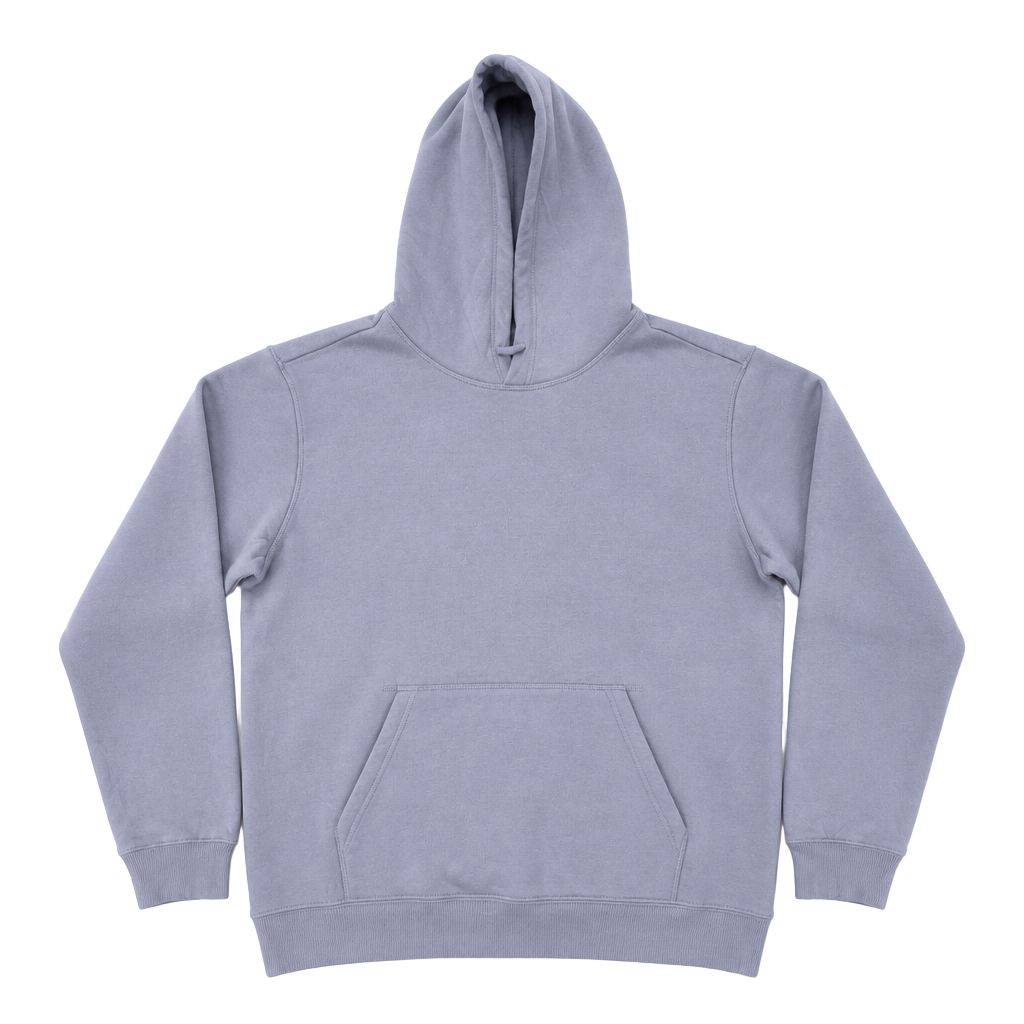 H&M Basic Pullover Hoodie in Gray 1