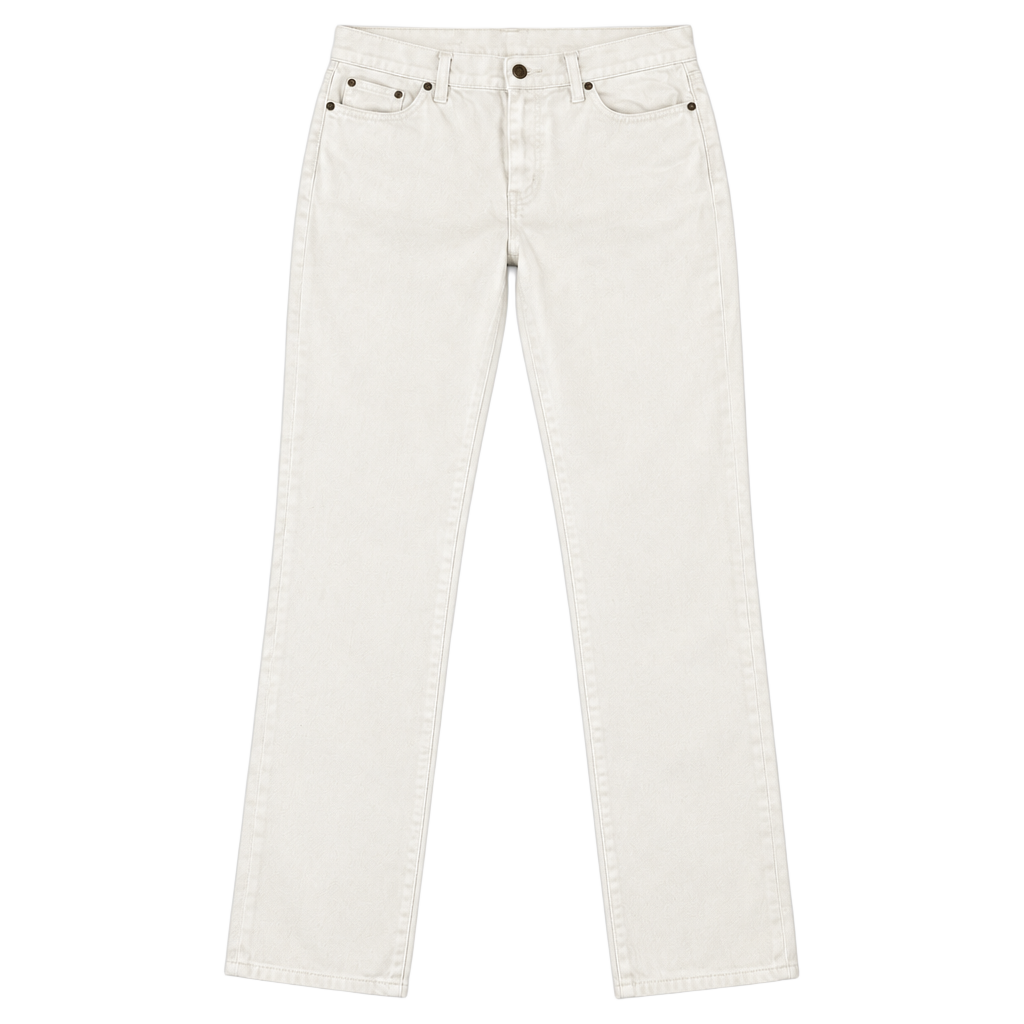 Lauren Jeans Co. Ralph Lauren Classic Straight Jeans Size 2 White 1