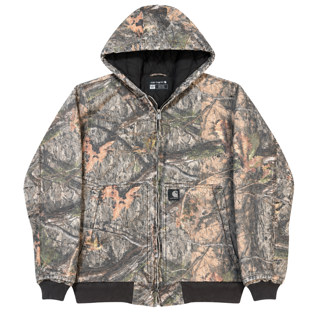 Carhartt Realtree Camo Hooded Jacket Size XL 1