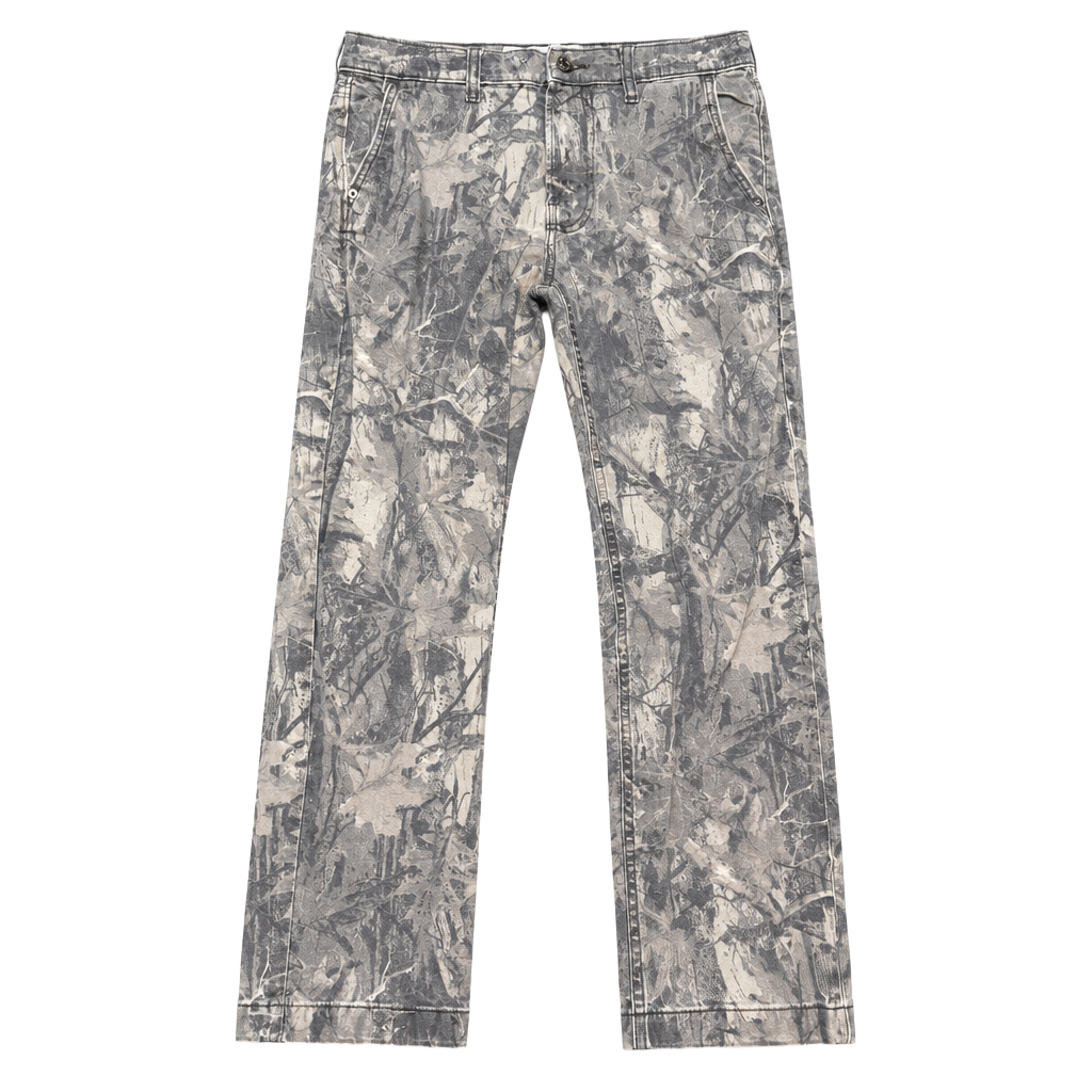 Hollister Loose Painter Jeans W29 L30 Grey Camo Woodland Y2K 1