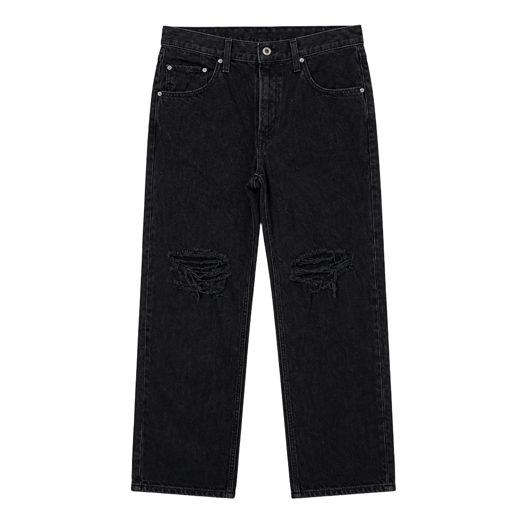 Levi's SilverTab '94 Baggy Distressed Black Jeans W30 L31 1
