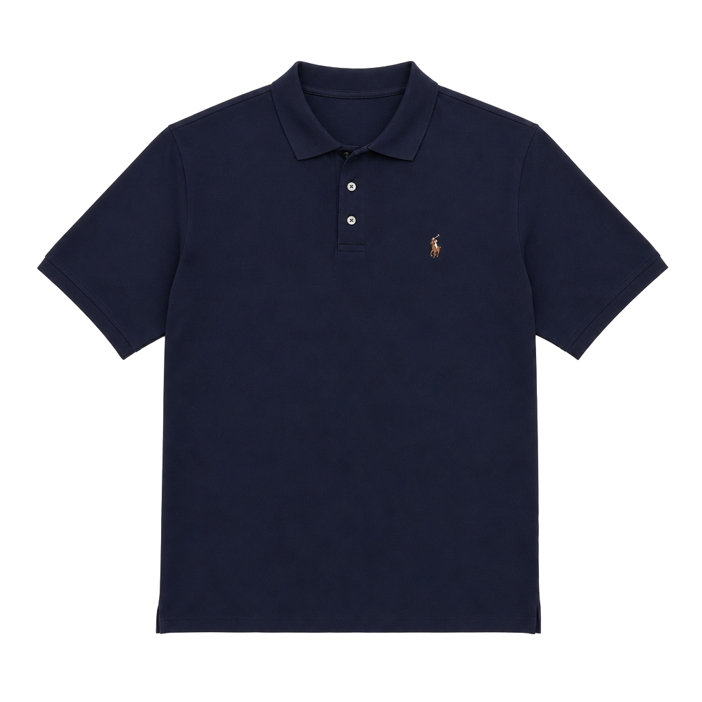 Polo Ralph Lauren Classic Fit Soft Touch Polo Shirt - Navy 1