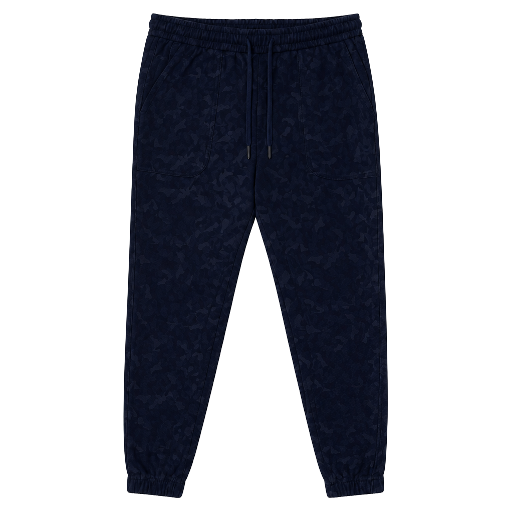 Athleta Farallon Camo Jogger Navy Blue Size 4 1