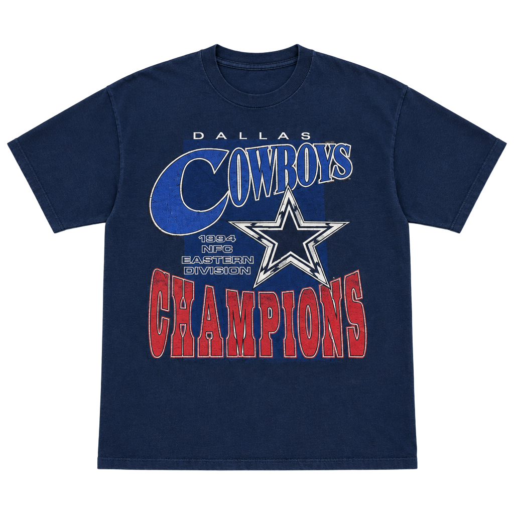 Red Oak Dallas Cowboys 1994 NFC Eastern Division Champions T-Shirt XL 1