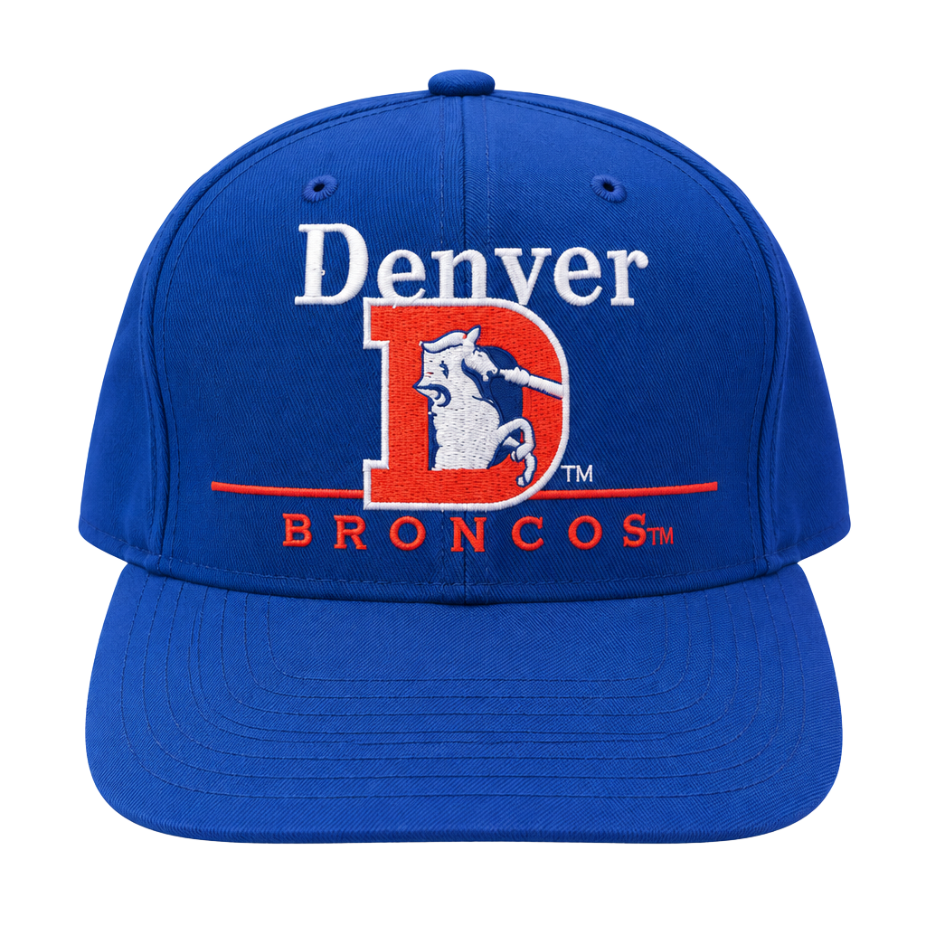 Eastport Denver Broncos Vintage Snapback Hat NFL Team 1