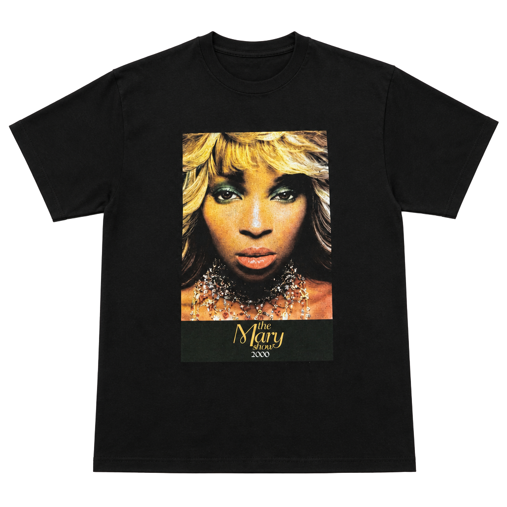 Mary J Blige The Mary Show 2000 Tour T-Shirt L Black 1