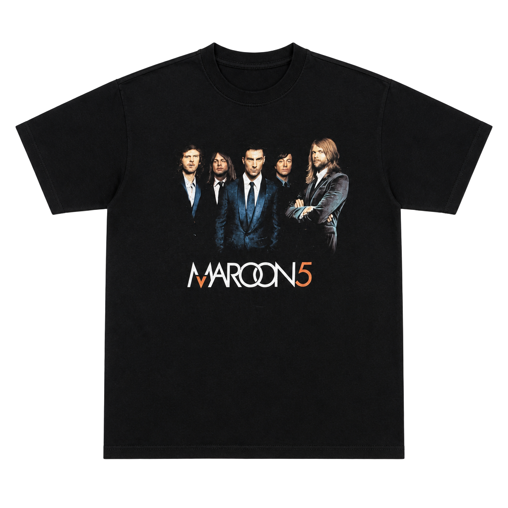 Maroon 5 Vintage 2007 Tour Band T-Shirt Black 1