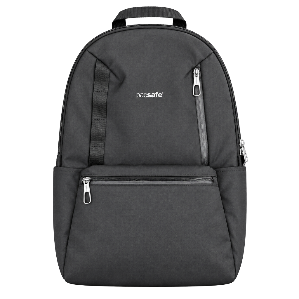 Pacsafe Anti-Theft Laptop Backpack Black Travel Work Bag 1