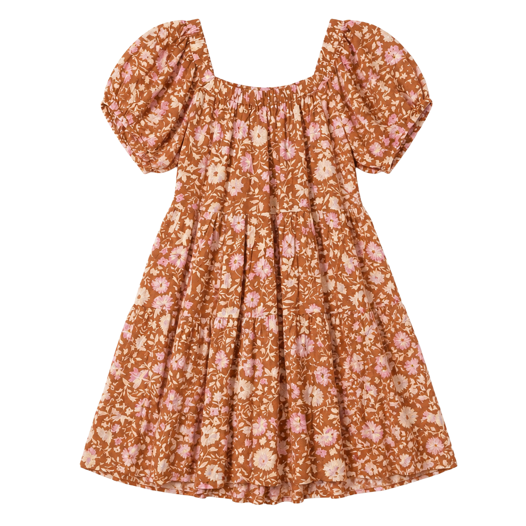 Sadie and Sage Floral Puff Sleeve Dress 1