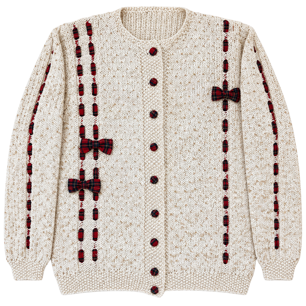 Vintage 100% Pure New Wool Girls Sweater from The Scotch House Scotland Sz 10 1