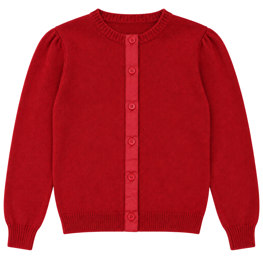 Vintage The Scotch House Kids Pure New Wool Sweater Red Sz10 M Made in Scotland 1