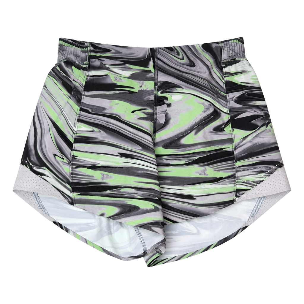 Lululemon Hotty Hot HR Short 4" Paint Glide Wrap Size 6 special edition 1