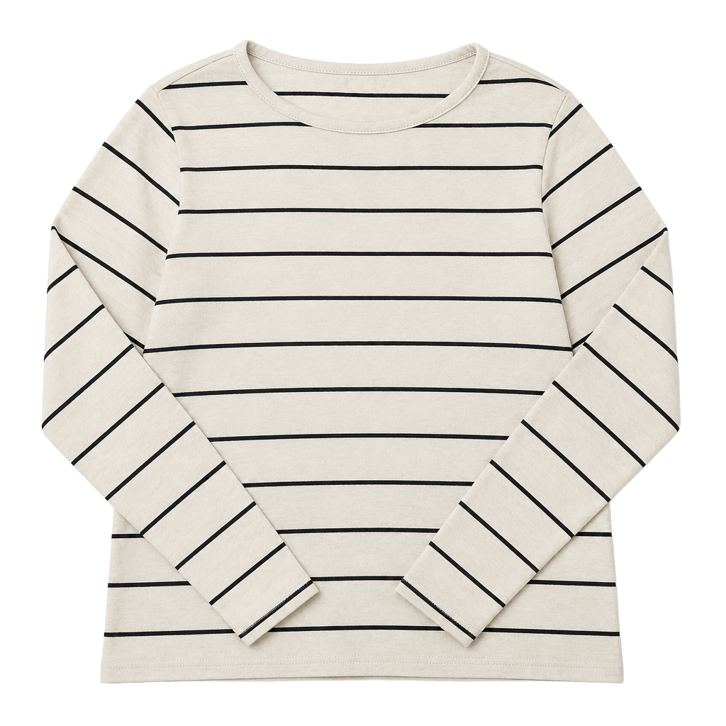 Old Navy Luxe Women's Long-Sleeve Striped T-Shirt XS 1