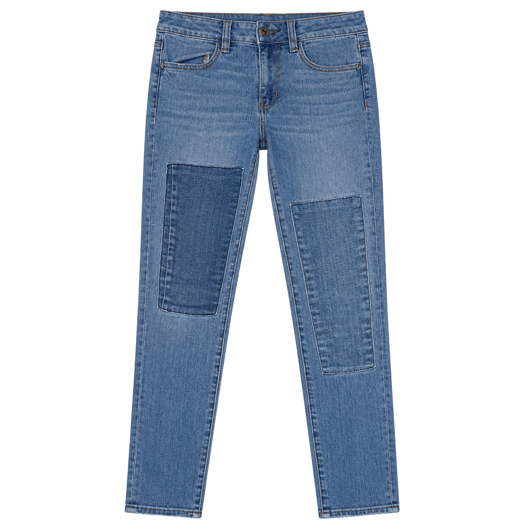 American Eagle 360 Super Stretch Skinny Patchwork Jeans Size 2 Regular 1