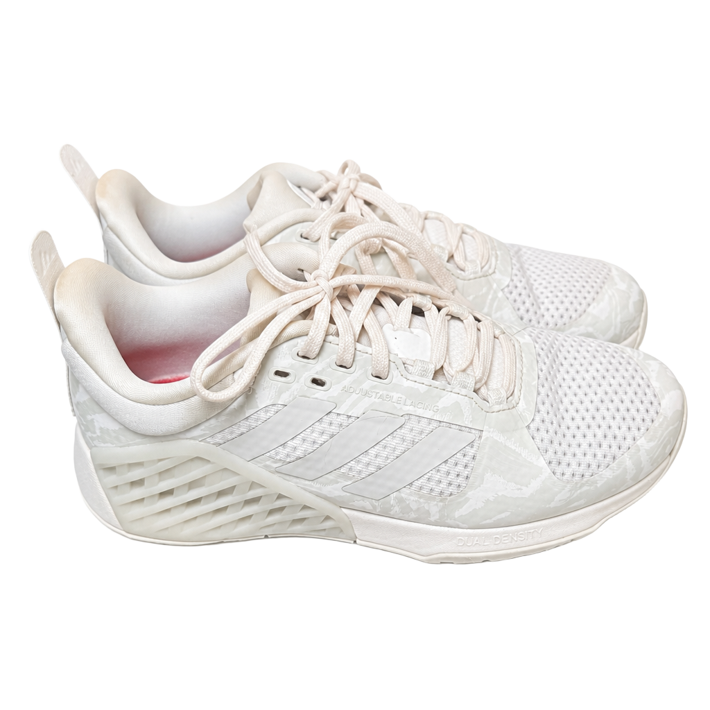 Adidas Dropset 2 Women's Training Shoes, Chalk White/Alumina 1