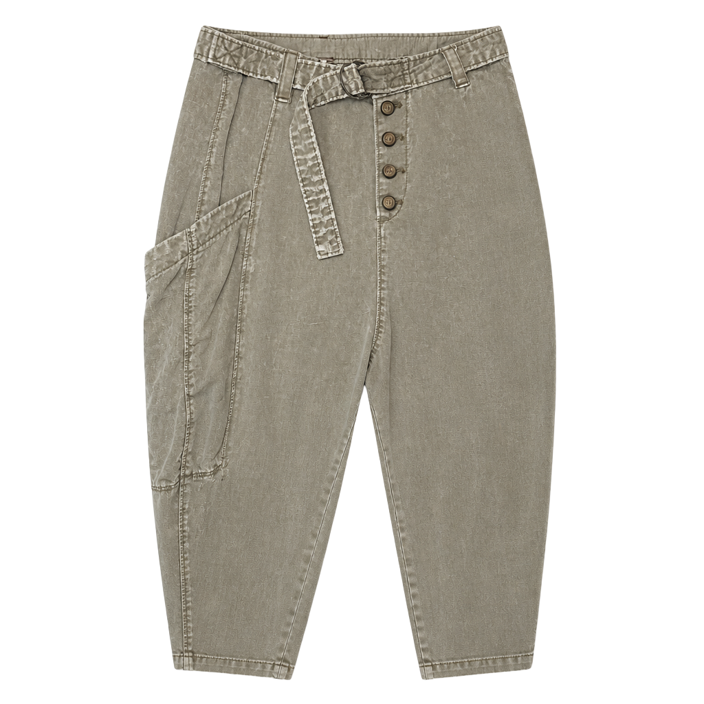 Free People Desert Daze Harem Pants in Olive Green Size 2 1