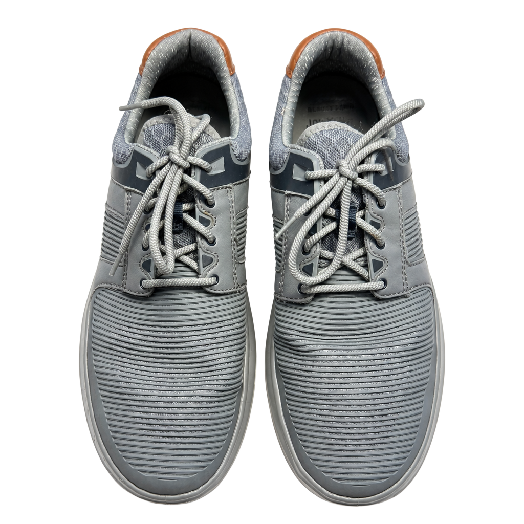 Johnston & Murphy Activate Plain Toe Sneakers in Gray Mesh 1