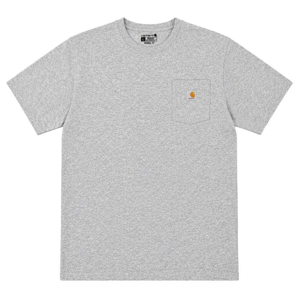 Carhartt Pocket T-Shirt Size L Tall Gray Loose Fit Short Sleeve 1