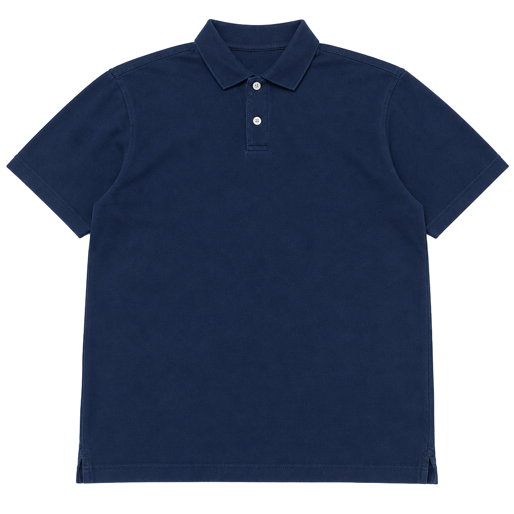 Gap Organic Cotton Navy Blue Polo Shirt 1