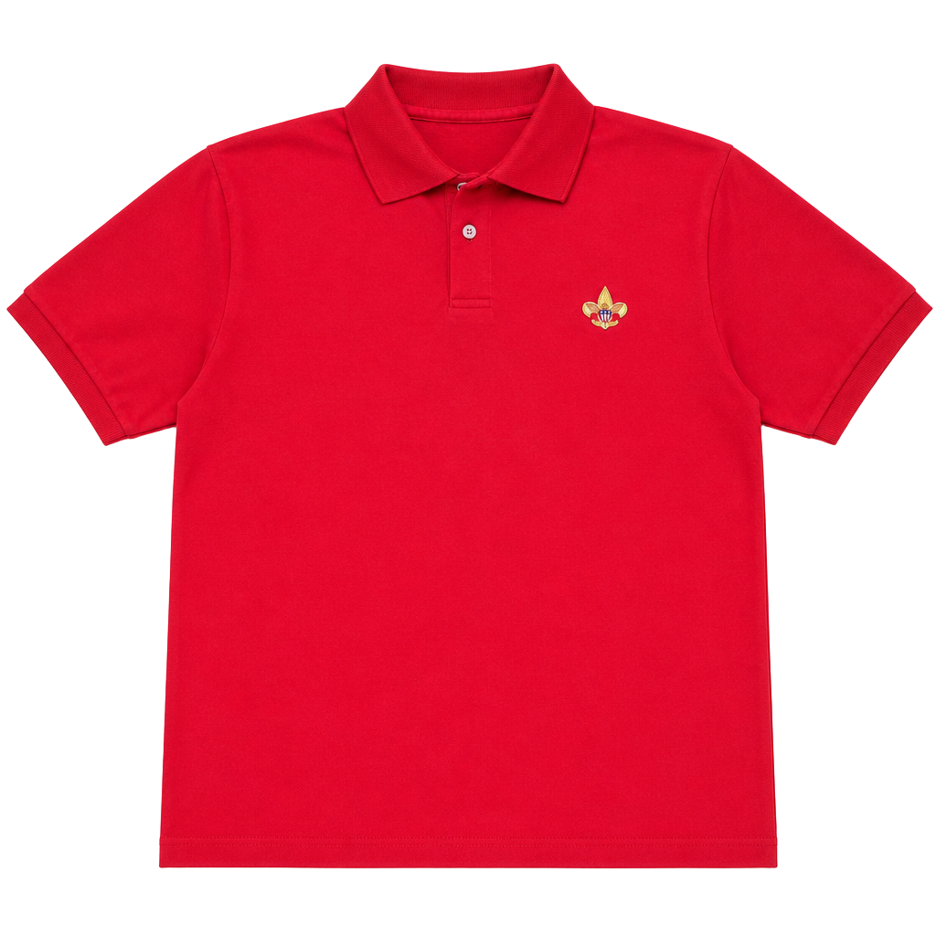 Great American Originals Vintage 90s Polo Shirt XL Red Embroidered 1