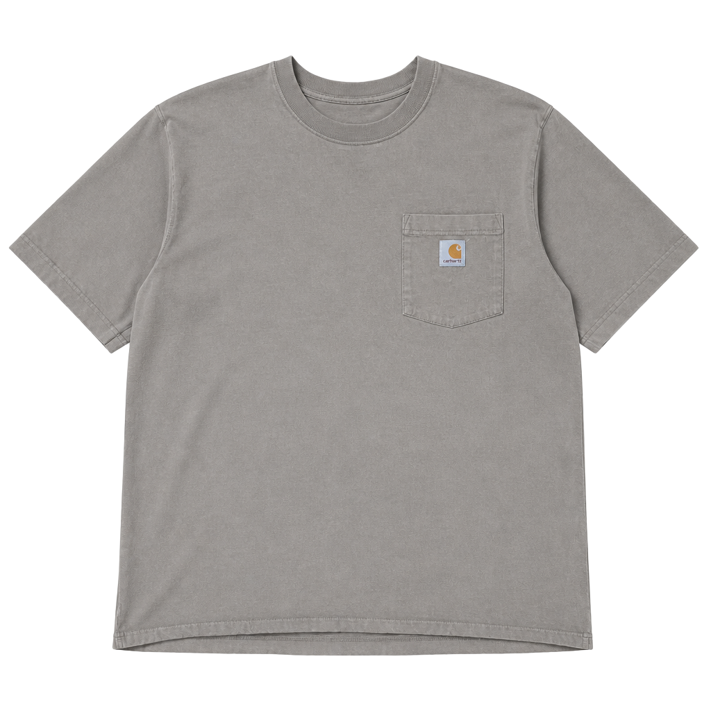 Carhartt Original Fit Pocket T-Shirt Tan Brown L Tall 1