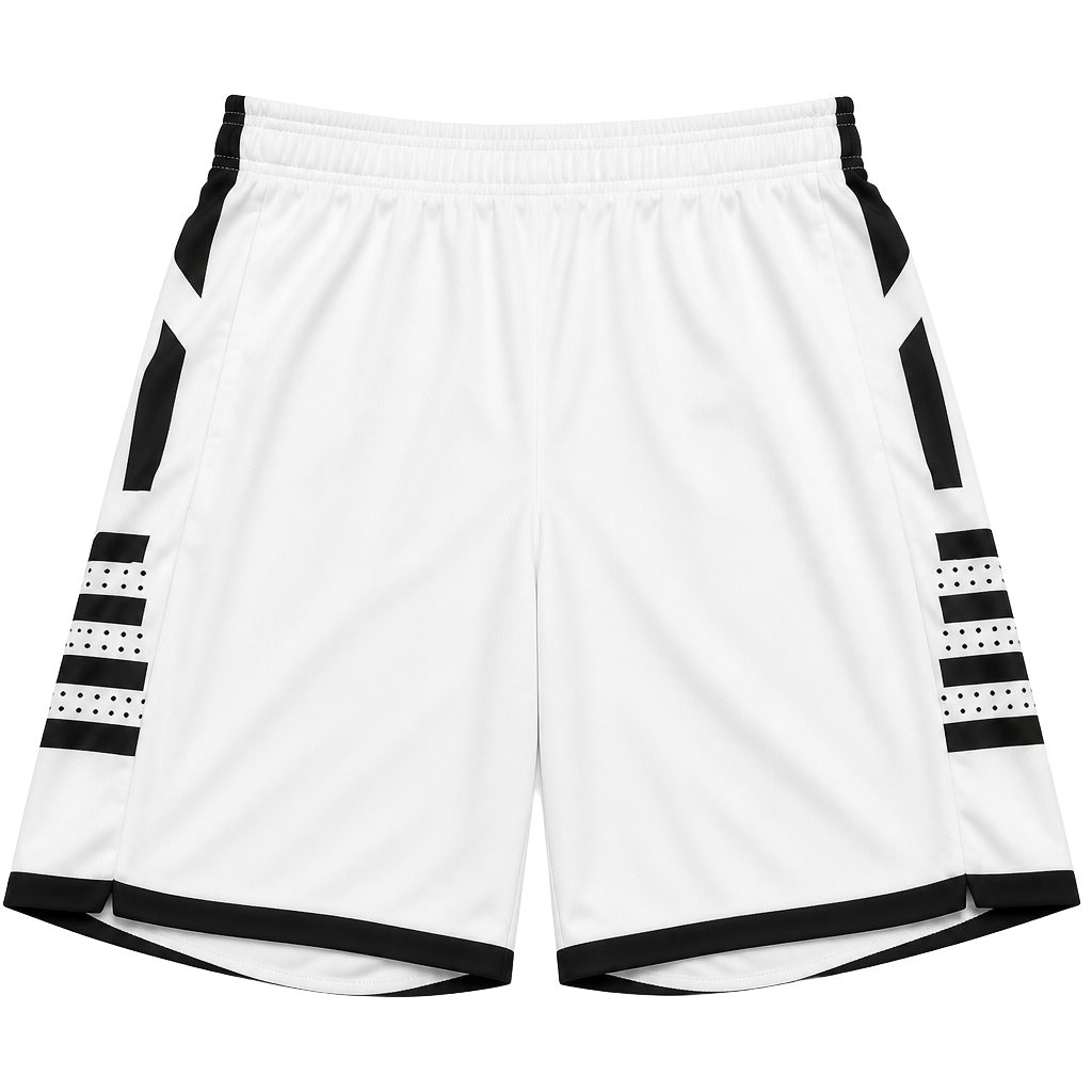 Liberty Pro Athletic Basketball Shorts White Black Size M 1