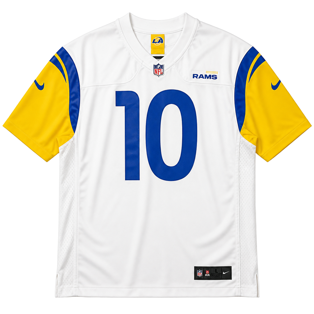 Nike Men's Los Angeles Rams Cooper Kupp #10 White Game Jersey 1