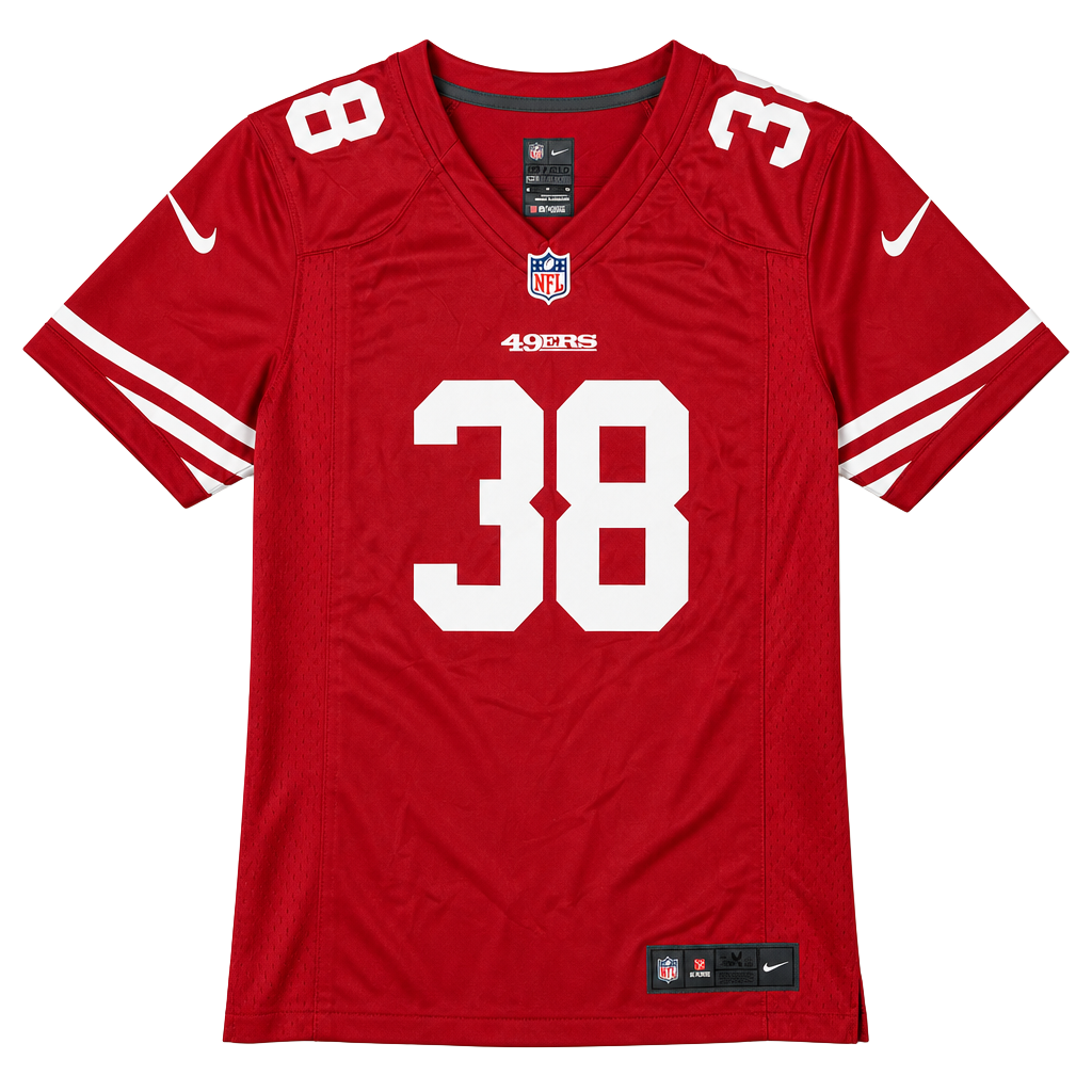 Nike Jarryd Hayne #38 San Francisco 49ers Women's Football Jersey Size S 1
