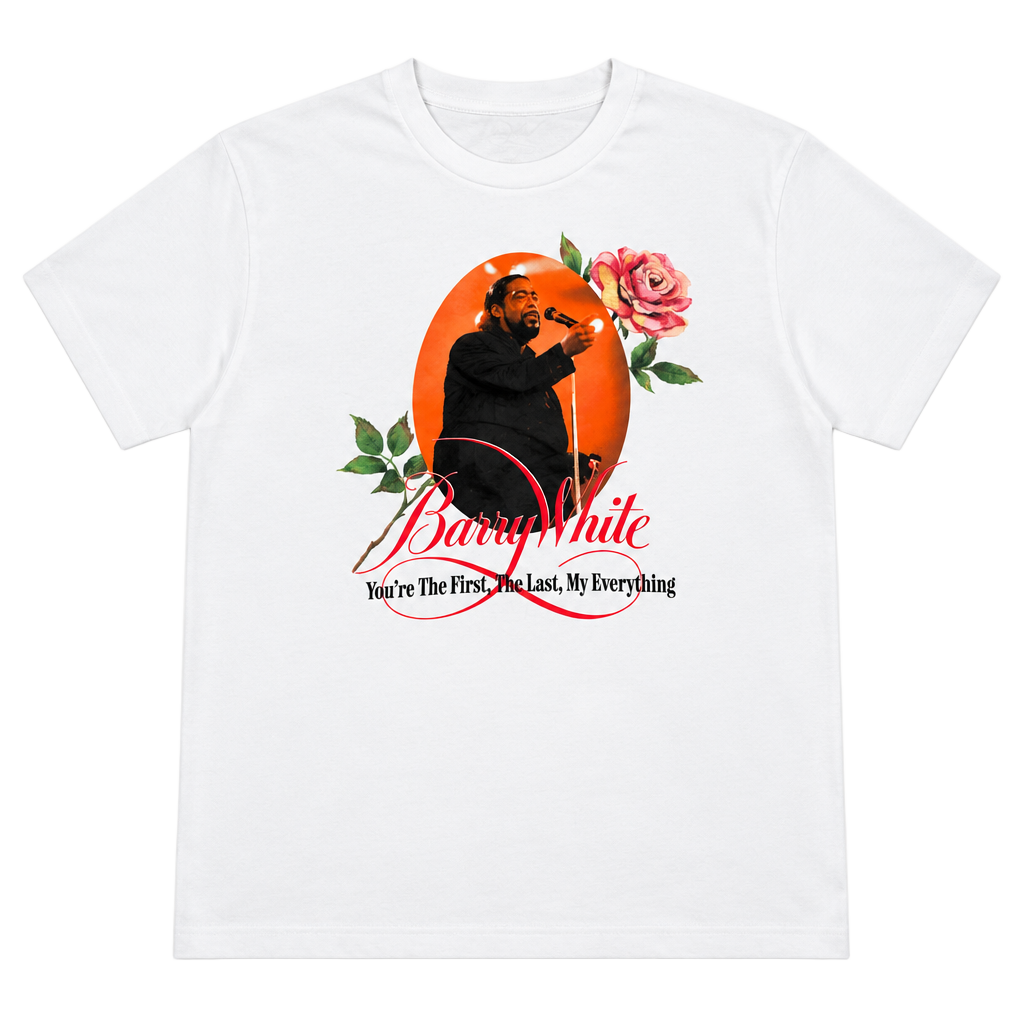 Barry White You're The First T-Shirt Size XL White Graphic Tee 1