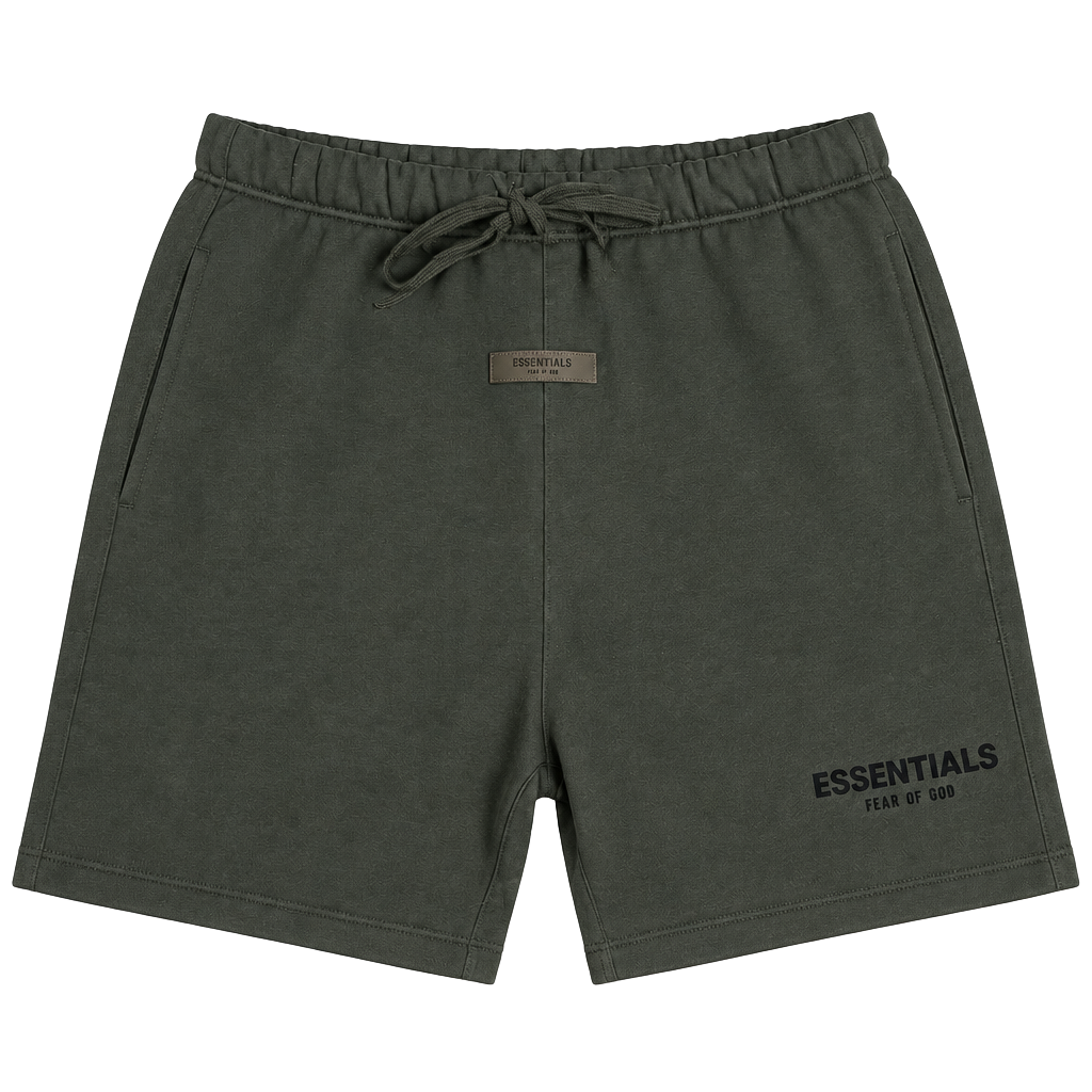 Essentials Fear of God Fleece Shorts SML Size Black Pacsun 1