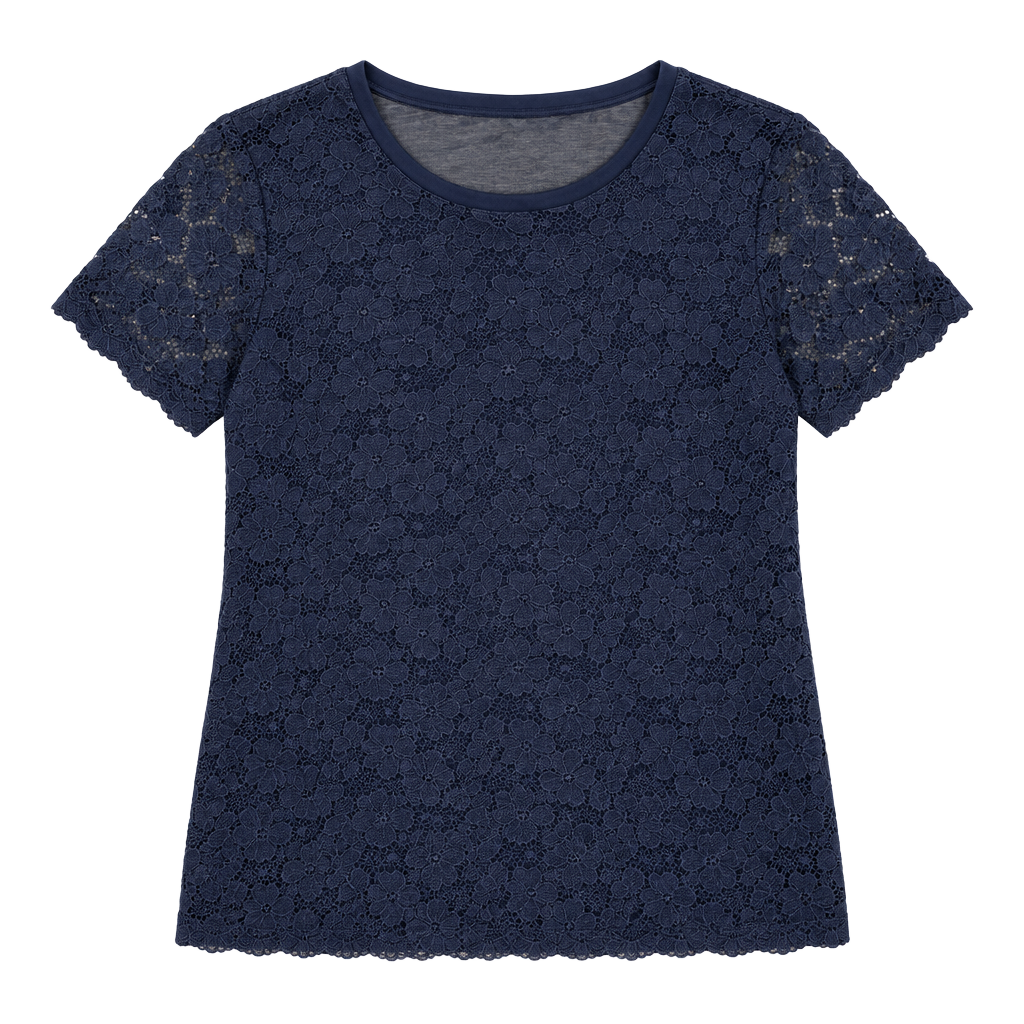 Aerie Lace Cami Size L Dark Blue 1