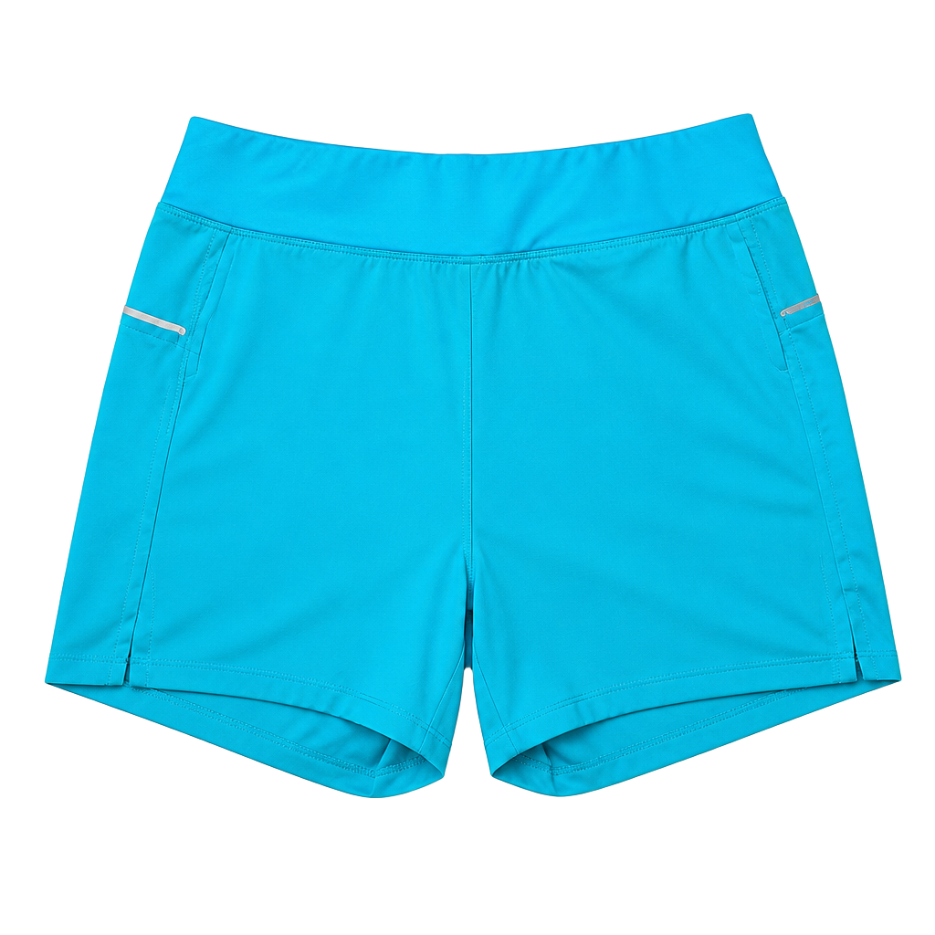 Avia Women's Athletic Running Shorts Aqua Cade Blue Style AVL29214 Size M 0036 1