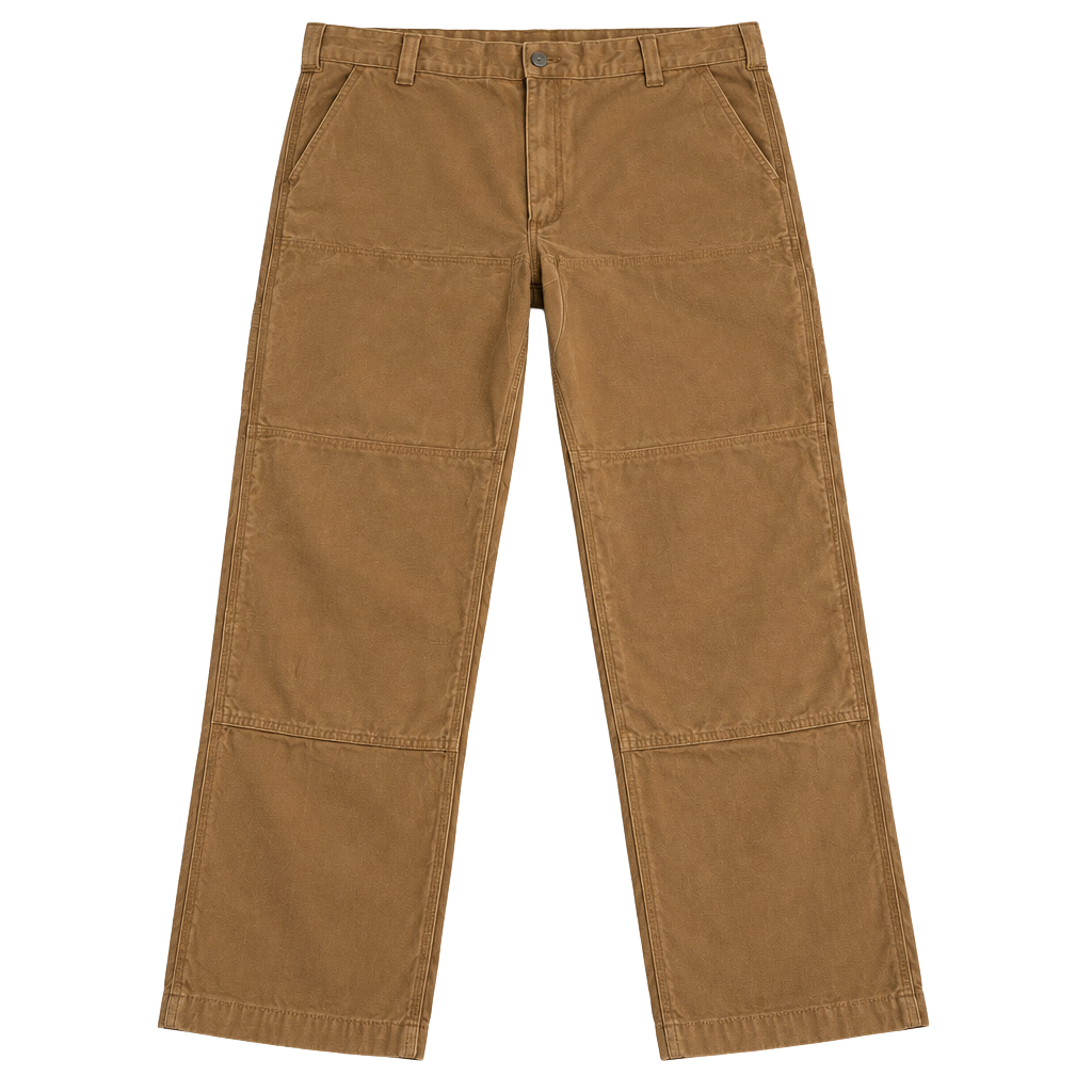 Carhartt Relaxed Fit Work Pants Size 42x32 Brown Duck Double Front Utility 1