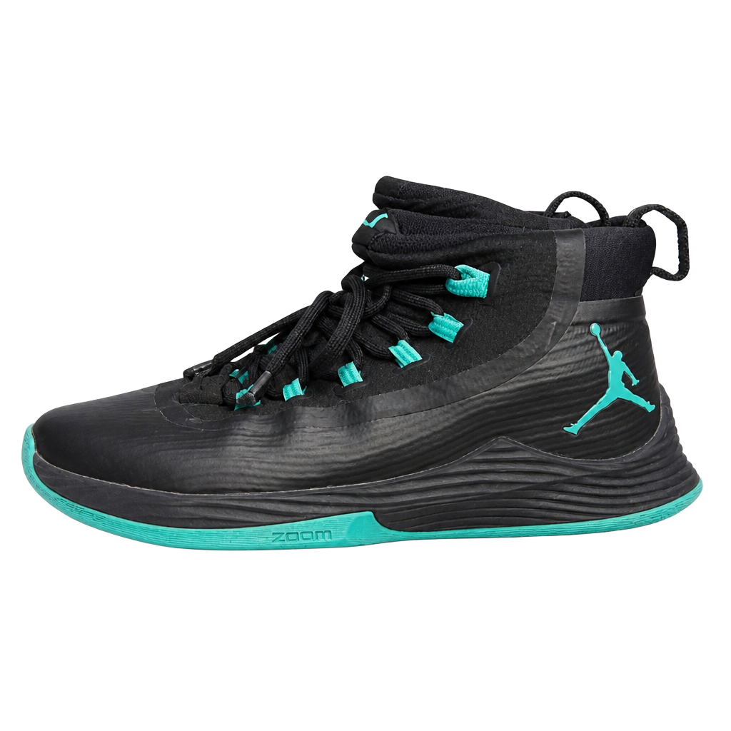 Jordan Ultra.Fly 2 Black Clear Jade Basketball Shoes
(1-0001) 1